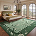 4x6 Area Rug for Living Room, Oriental Floral Birds Washable Rugs for Bedroom, Soft Low Pile Non Slip Carpet for Dining
