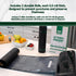 Vacuum Seal Rolls 11" x 50' 2 Pack (Total 100 Feet) - Clear and Black, 5.5 Mil BPA Free Food Saver Sealer Bag