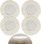 4 Pack Organic Reusable Cloth Sourdough Bowl Cover, Fits 5 -8.5 Diameter Bowls & Jars - Unbleached for Fermentation