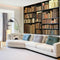 Boziqr Vintage Bookshelf Tapestry Wall Hanging Retro Library Hippie Wall Tapestries For