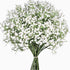 12 Pcs Babys Breath Artificial Flowers, Real Touch Gypsophila for Wedding Party Home Garden Decoration