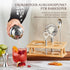 Set 6-Piece Set KITESSENSU Cocktail Shaker Bartender Kit, Silver Bar with Stand, Bar kit with Essential Bar Accessory