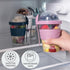 4 Pack 20 oz Set Crystalia On The Go Yogurt Parfait Cups with Lids & Spoons, Reusable Yogurt Containers, Take and Go