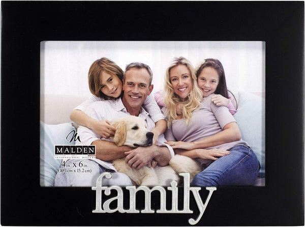 Malden International Designs Black Family Expressions Picture Frame - 4x6