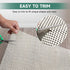 BALEINE Non Slip Rug Pad 8'x10', Extra Thick Gripper for Hardwood Floors, Under Carpet
