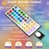 24 16.5ft 50LED OMIKA Colors Indoor String Lights with Remote, String Lights Bedroom USB Powered, Color Changing