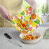 Cut N' Funnel Fruity Summer Designer Flexible Plastic Cutting Board Mat, 15" x 11.5", Easy to Clean, Made in the USA