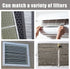 Activated Charcoal Hepa AC Vent Filter Replacement - Carbon Fabric Filter 16" x 48" x 0.12"