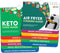 Air Fryer & Keto Cookbook Magnets - Set of 2 (7”x6”) - Air Fryer Accessories & Keto Meal Plan Cookbook for Beginners