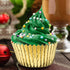 Whaline 300Pcs Foil Metallic Cupcake Liner Baking Cups, Standard Size Treat Cups for Christmas, Weddings, Birthdays,