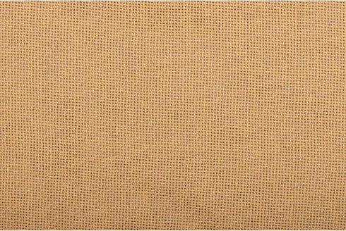 VHC Brands Burlap Pillow Sham Cover with Fringed Ruffle, Cotton Farmhouse Decor, Button