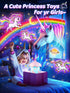 15 Music+15 Films+315 360+Remote+1200mah Carousel Night Light for Kids, Colors Star Projector for Kids Night Light