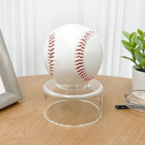 Plymor Clear Acrylic Round Cylinder Display Riser, 1.5" H x 3" D