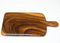 Solid Acacia Wood Cutting and Serving Board with Handle - Handmade, Joint Free, Size: 15" x 8" x 3/4”