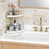 Counter 2 Countertop, Forbena Corner Bathroom Organizer, Tier Bathroom Organizer Small Bathroom Sink Top Trays Corner