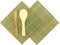 BambooMN Sushi Making Kit, 2x Green Bamboo Rolling Mats, 1x Rice Paddle, 1x Spreader, 100% Bamboo Mats and Utensils