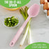 GreenLife Cooking Tools, Silicone Spoon for Scooping and Mixing, Heat Resistant, Dishwasher Safe, Soft Pink