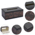 Sumnacon Rectangular Leather Tissue Box Cover – Stylish PU Tissue Box Holder with Magnetic Bottom for Home and Office