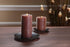 Hosley Set of 6 Black Iron Pillar Plates, 7 Inch Diameter for Weddings, Candle Gardens, Spa, Aromatherapy