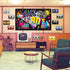 Irenare Back to The 80's Party Banner Decorations Supplies for Photography Background, 73 x 43 x 0.04 Inch