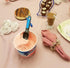 Dairy Blue Ice Cream Scooper - Non Stick Silicone for Serving Hot and Cold Foods, Kitchen Accessories
