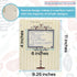 Meadowsweet Kitchens Vintage 4x6 Recipe Card Sheet Protectors for 9x12 3 Ring Binder