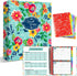 Recipe Binder, 9.5 x 11 inch 3 Ring Kit with 50 Protectors, 100 Recipe Cards & 8 Category Divider Tabs