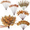 120 Pcs 5 Kinds Mixed Artificial Eucalyptus Leaves Stems and Fake Berry