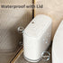 Gleynest 3 75 (5 Small Bathroom Trash Can with Lid, Gallon Slim Garbage Bin with Pop-Up Lid & Air-Pressure Bag Lock