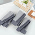 12 Set, 13 13 Inches, Cleanbear Wash Cloths for Showering, Washcloths with Stylish Jacquard Weaved Design, Cotton