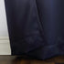Sun Zero Easton Energy Saving Blackout Grommet Curtain Panel, 40" x 108", Navy Blue