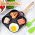 MyLifeUNIT Egg Frying Pan, 4-Cup Egg Pan Nonstick, Fried Egg Pan Skillet for Breakfast, Pancake, Hamburger, Sandwiches, Suitable for Gas Stove & Induction Cookware by MyLifeUNIT