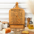Wedding Gift for Couple: Bamboo Cookbook Stand, Recipe Book Holder, Happy Anniversary Gift for Her, Bridal Shower Gift