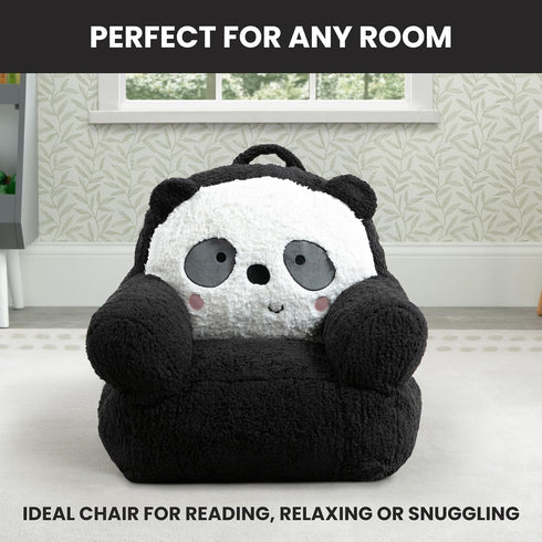 Cozee Delta Children Panda Buddy Chair, Black/White