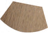 SHACOS Round Table Placemats Set of 7, Woven Vinyl Wedge Placemats, Heat Resistant, Tan