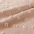 2 84 Inches Neutral Peach Blush Pink Curtains for Baby Nursery Girl,Blackout Tufted Floral Embroidered Sheer Boho Nude