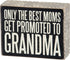 Primitives by Kathy Chevron Trimmed Box Sign, 5" x 4", Black