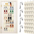 Gisiyunly Over the Door Shoe Organizer with 40 Large Pockets, Multi-Purpose Storage for