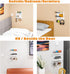 SUOXING Bedside Wall Organizer for Bedroom,Rv,Small Rooms,Nightstand and Bedside Wall Shelf for Earphone,Glasses,Remote