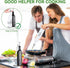 Set 17oz/500ml, Vakoo Oil and Vinegar Dispenser - Extra Thick Glass, Leak-Proof, Olive Oil Dispenser Bottle for Kitchen