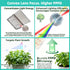Dimmer, Dual Head LED Grow Light for Indoor Plants, Full Spectrum Under Cabinet Plant Light for Shelves, High PPFD
