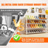 CCDVVD 3-Tier 200 LBS 9-12 28.7" 9.8" 19.7" Closet, Heavy Duty Metal Shoe Rack, Load Capacity, Sturdy Free Standing