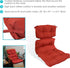 23 Inches 47 Inches 300 Sunnydaze Tufted High Back Chair Cushion - Wide x Long - D Olefin Fabric with Polyester Fill
