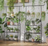 kiplant Tall Metal Plant Stand - Tiered Hanging Shelf for Indoor & Outdoor Use