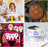 36pcs Cookie Stencils, Reusable Decorating Templates for Happy Birthday Cake and Cookie Baking Art Craft.