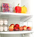 12 count 2 Pack Egg Holder for Fridge Egg Container for Refrigerator Clear Stackable with Lid & Handles