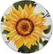 Sunflower Refrigerator Magnet, Vinyl 3” Round Flat Magnet for Home Kitchen and Farmhouse Decor