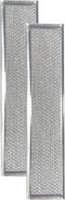 Air Filter Factory 4 X 15 X 3/32 Inches Microwave Oven Grease Filters, 12-Layer Aluminum Mesh, 2-Pack