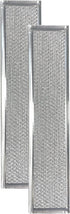 Air Filter Factory 4 X 15 X 3/32 Inches Microwave Oven Grease Filters, 12-Layer Aluminum Mesh, 2-Pack