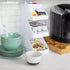 Mind Reader Coffee Tea Utensil and Condiment Station, Countertop Organizer, Coffee Bar, Kitchen, 6"L x 9"W x 16"H, White
